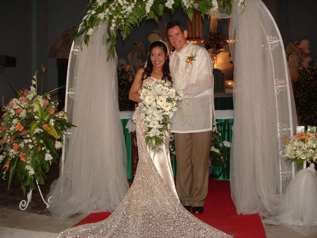 huwelijk Mark en Gemma in Philippijnen